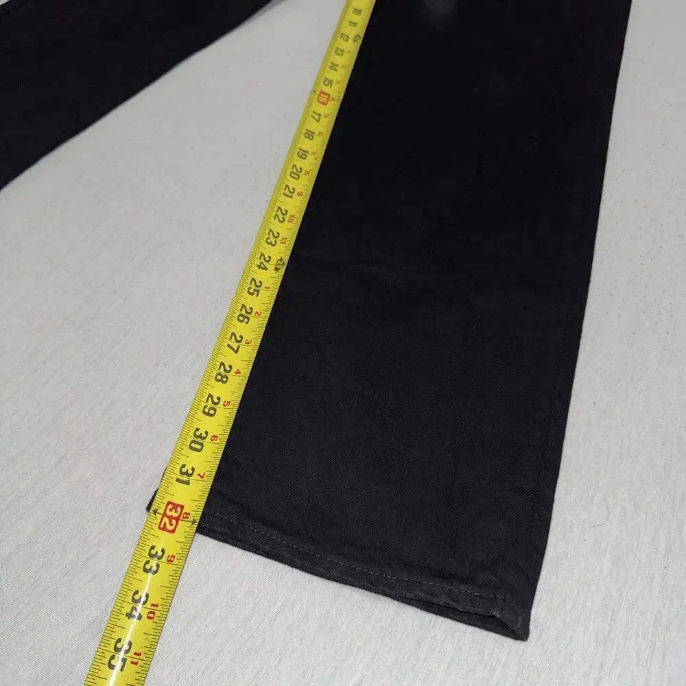 NEW Levi's 501 Original Shrink to Fit Jeans Black Button Fly Straight Mens 40x32